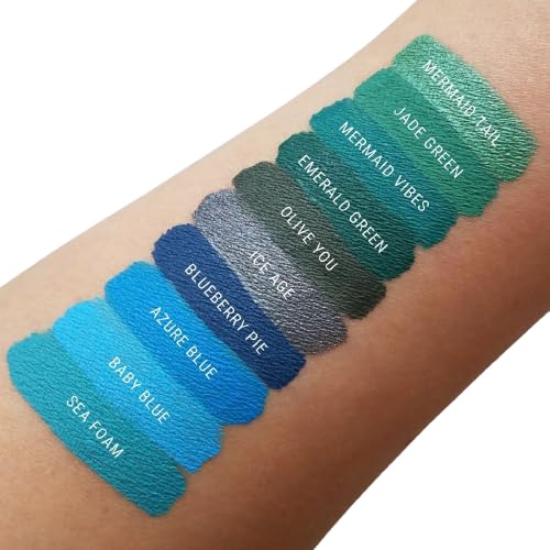 Aromi Sea Foam Matte Liquid Lipstick | Aqua, Aquamarine Lip Color, Blue Green, Smudge and Transfer Proof, Long-Lasting, Vegan, Cruelty-free (Sea Foam)