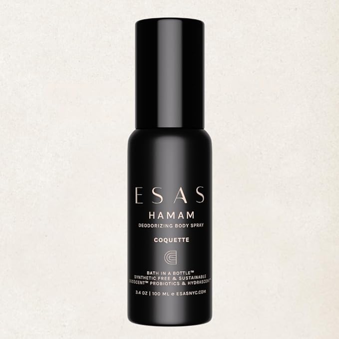 ESAS NYC Coquette Hamam - Organic Deodorant Body Spray - MADESAFE® - FLIRTY | FLORAL | CREAMY - 3.4 oz