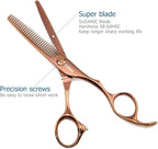 5.5 Inch Hair Thinning Scissors 440C Thinning Shears Professional Hair Shears Barber Scissors Convex Edge KINSARO for Hairdresser Barbershop or Home Use