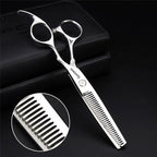 Barber hair scissors, Axemoore professional haircut Cutting Scissors/Shears set- 6", made of Japanese stainless steel, especially (6in-4pc-A)