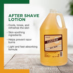 Clubman Lustray Bay Rum After Shave - Classic Masculine Scent Aftershave for Men, Barbershop & Home Use Splash, 1 Gallon
