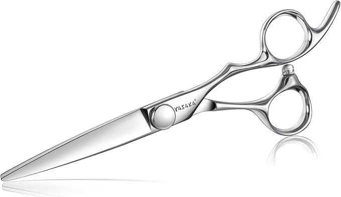 Professional Barber Shears for Hair Cutting with Razor-Sharp Blades & Cobalt Alloy Steel, Salon Hairstylist Hairdresser Precison Haircut Scissors for Women Men Kids, Home Use, 6 Inch