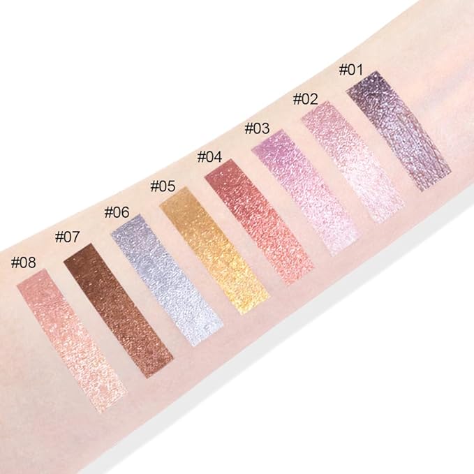 Cream Glitter Dark Purple Shimmer Metallic Eyeshadow Palette Makeup, Natural Single Mini Instant Holographic Eyeshadow For Women, Sombras Crema Para Ojos, Talc, Paraben & Cruelty Free