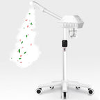 Professional Facial Steamer, Stand Ozone Face Steamer on Wheels, Adjustable Height and Angle,Estheticians Steamer More Steam,Hot Mist Facial Humidifier Atomizer for Spa Beauty, Home Use