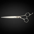 7 Inch Professional Hair Cutting Scissors - Convex Blade - Japanese 440C Stainless Steel - For Wet or Dry Cutting - Saki Shears Musashi For Hairdressers and Barbers (7 Inches)
