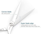 6" Professional Hair Scissors Cutting Shears 440C Hair Cutting Haircut Scissors Sharp Barber Shears Convex Edge KINSARO for Hairdresser Barbershop or Home Use
