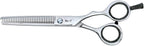 Cricket Centrix Roc-It Dog RT 30 Thinning Shears for Hair Cutting 5.75", Barber Shears Professional for Women & Men, Haircut Scissors for Texturizing with Precision Blade, Shimmering Night Black