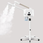 2 in 1 Hot and Cold Facial Steamer,Professional Face Steamer on Wheels for Beauty Salon, Spa or Home Use