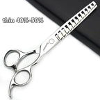 SHARONDS 6.5 Inch Stainless Steel Professional Barber Scissors Hair Thinning Scissors Hairdresser or Home Hairdresser Variant/Hybrid Scissors (6.5 inch-6pc)
