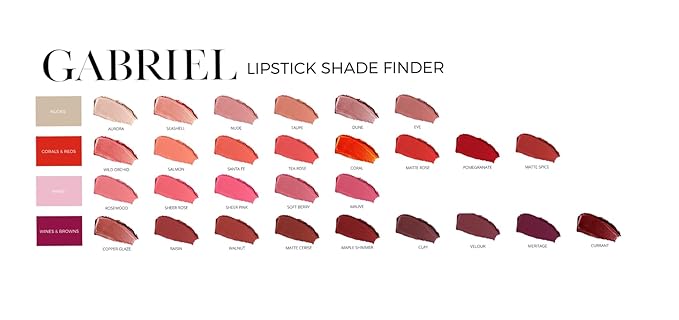 Gabriel Cosmetics Lipstick (Rosewood - Peachy Pink/Cool Crème), 0.13 Oz.