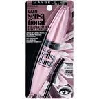 Maybelline Lash Sensational Washable Mascara, Lengthening and Volumizing for a Full Fan Effect, Brownish Black, 1 Count