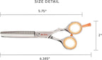 Cricket Centrix Roc-It Dog Professional Stylist 5” Hair Cutting Shears and 30T Thinning Hair Cutting Scissors Duo Set, Salon Barber Supplies for Women and Men Haircut