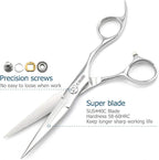 6" Hair Cutting Scissors to Cut Hair Cutting Shears Professional Haircut Hairdresser Scissors 440C KINSARO for Hairdresser Barber or Home Use