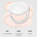 ABOUT TONE Sebum Cut Powder Pact 0.28oz - Extreme Sebum Control Pressed Powder Compact with Mirror and Puff Non-Dry Oil Cut Ultra-Fine Texture Face Makeup Finishing Setting Fixing Longlasting Vegan