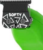TPOB Play Barber Hair Clippers for Men 7500 RPM with Rubber Grips (Green 2 Set)
