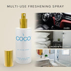 COCO by Stone 5oz All-in-One Spray (Blue Birch) Shake & Spray Formula for Fabric, Pillows, Interiors, Clothing, Home Fragrance Accessories, Room Perfume, Room Deodorizer, Vegan & Cruelty-Free