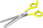 Laazar Dog thinning shears for dogs - Sharp Stainless Steel Blades with Colorful Handles, Safe and Easy-to-Use With Beautiful results, Long Lasting dog grooming thinning shears