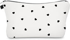 Cute Travel Makeup Bag Cosmetic Bag Small Pouch Gift for Women (Little Heart)