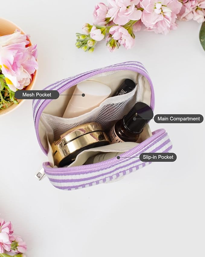 LETGO Graduation Teacher Gifts for Girls Teen Girl - Personalized Monogram Makeup Bag Cosmetic Bag | Makeup Bag for Girls Teen Girl Bridesmaid Friend Sister Wife Girlfriend Daughter Gifts