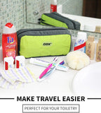 GOX Travel Toiletry Bag Dopp Kit Case Small Zippered Bag Pouch for Women(Green)