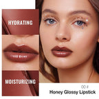 Kaely Honey Lipstick Tinted Lip Balm, Hydrating Shine Lipstick for Women Dry Lips, Moisturizing Nourishing Glossy Lip Gloss Stain Makeup, Sheer Lightweight, Vegan & Cruelty-Free, 00