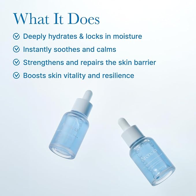 Arencia Deep Hydration Serum - Cica PDRN + Hyaluronic Acid + Ceramide, Panthenol, Smooths fine line for plump glass skin, Korean Skincare 30ml 1.01 fl.oz