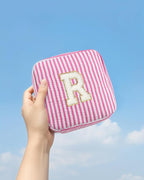 LETGO Gifts for Girls Teen Girl - Pink Preppy Makeup Bag Best Friend Birthday Gifts Teacher Gifts for Women Wedding Gifts Bridesmaid Gifts Daughter Teacher Wife Gifts Teen Girl Gifts R