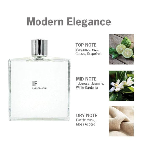 APOTHIA - IF Eau de Parfum Grand Edition | IF Perfume Modern White Floral & Citrus | Award Winning Fragrance | Premium Ingredients | Long Lasting Scent | 3.4 oz | 100 ml | Luxury Quality