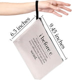 Teacher Makeup Bag Teacher Gifts for Women Weird Funny Grammar English Teachers School Motivation Encourage Cosmetic Bag for Appreciation Gifts Travel Toiletry Bag for Birthday Christmas I Before E