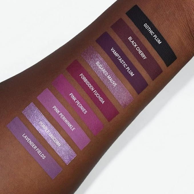 Aromi Lavender Matte Liquid Lipstick | Light Purple, Violet Lip Color for Women, Vegan, Long-Lasting, Handmade (Lavender Fields)