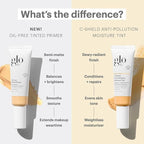 Glo Skin Beauty C-Shield Anti-Pollution Moisture Tint - Tinted Moisturizer With SPF 30 for Face, Broad Spectrum Protection & Vitamin C, 1.7 Oz (7W-Dark)