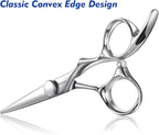 Professional Hair Cutting Shears 5.5 Inch, Barber Hairdressing & Hairstyling Hair Scissors with Razor-Sharp Blades & Cobalt Alloy Steel for Wig Bangs Layers, Women Men Haircutting Tool
