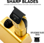 Supreme Trimmer Recharge ST777 – Professional Barber Trimmer with 2 Removable Batteries | 8000 RPM Motor, Zero Gap DLC Blades, Smart Charging Dock, USB-C Fast Charge