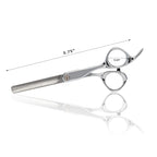 Fromm Professional Explore 5.75" Hair Cutting Shears for Wet and Dry Hair, Polished Silver Japanese Steel Scissors with Beveled Blade