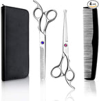 Kids Professional Hair Scissors Barber Shears 6.5-inch Hair Cutting Scissors Salon Thinning Scissors for Children, Women Men Kids,Salon, Home