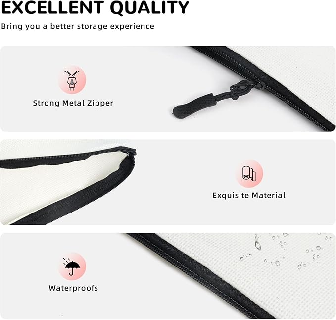 MOLAIGIN Funny Fox Forest Foxea Cosmetic Bag For Women, Travel Makeup Bag, Toiletry Zipper Bag, Large Capacity Aesthetic Cases