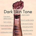 True Black Night Smokey 100 Pure Jet Black Eye Shimmer Pressed Powder Single Eyeshadow; Talc, Paraben & Cruelty Free