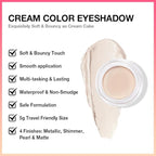 Cream Glitter Brulee Shimmer Metallic Eyeshadow Palette Makeup, Natural Single Mini Instant Holographic Eyeshadow For Women, Sombras Crema Para Ojos, Talc, Paraben & Cruelty Free, 705