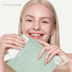 BIODANCE Refreshing Sea kelp Real Deep Mask, Overnight Hydrogel Mask, Calming, Oil & Sebum Control, Blemish Care, Korean Skincare, Stocking Stuffers for Teen Girls | 1.19oz(34g) x 4ea