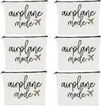 6 PCS Travel Gifts for Women - Girls Trip & Weekend Bags for Women Traveler Sister Besties Vacation Holiday Bachelorette Party Cosmetic Bag