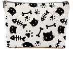 Cute Cat Makeup Bag Cat Gifts Cosmetic Bag Cat Lover Gifts for Women Girls Friends Colleague Cat Themed Gifts Cat Stuff Travel Organizer Zipper Pouch Graduation Birthday Friendship Gifts