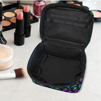 Makeup Bags, Gothic Bats Moons and Stars Makeup Organizer Bags Toiletry Bag Box Travel Cosmetic Bag Make Up Train Case for Women Teen Girl Ladies