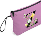 Birthday Friendship Bridesmaid Team Gifts for Employees Women Mom Girl Daughter Teenage Personalized Make up Cosmetic Bag Travel with Mirror Mothers Day Christmas Graduation Z