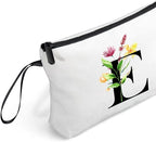 SEAMOON Bridesmaid Proposal Bridal Birthday Unique Gifts for Women Bride Friend Bestie Personalized Travel Make up Cosmetic Bag with Mirror Valentines Mothers Day Christmas Graduation E