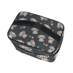 senya Cosmetic Bag Cartoon Koala Travel Makeup Organizer Bag Portable Train Case for Women Girls