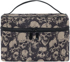 Makeup Bag, Grunge Skulls Travel Makeup Organizer Bag Cosmetic Cases Toiletry Bags for Girl Women Ladies