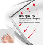 Cuticle Trimmer 3/4 Jaw Extremely Sharp Cuticle Nippers Scissors Stainless Steel Clippers Cutter Remover Pedicure Manicure Nail Tool, cuticle pusher (Cuticle Nippers/Silver-b)