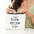 Team Gifts for Employees, Appreciation Gifts for Employees, Christmas Birthday Gifts for Coworker, Colleagues, Boss, Men, Women- Work Staff Members - Amazing Team is Hard to Find-Team Makeup Bag