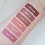 Aromi Pink Nude Matte Liquid Lipstick | Blush Beige Lip Color, Long-lasting, Waterproof, Vegan, Cruelty-free, Handmade (Toasted Almond)