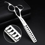 Barber hair scissors, Axemoore professional haircut Cutting Scissors/Shears set- 6", made of Japanese stainless steel, especially (6 in- tooth-E)